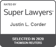 Rated by Super Lawyers. Justin L. Corder. Selected in 2020. Thomson Reuters.